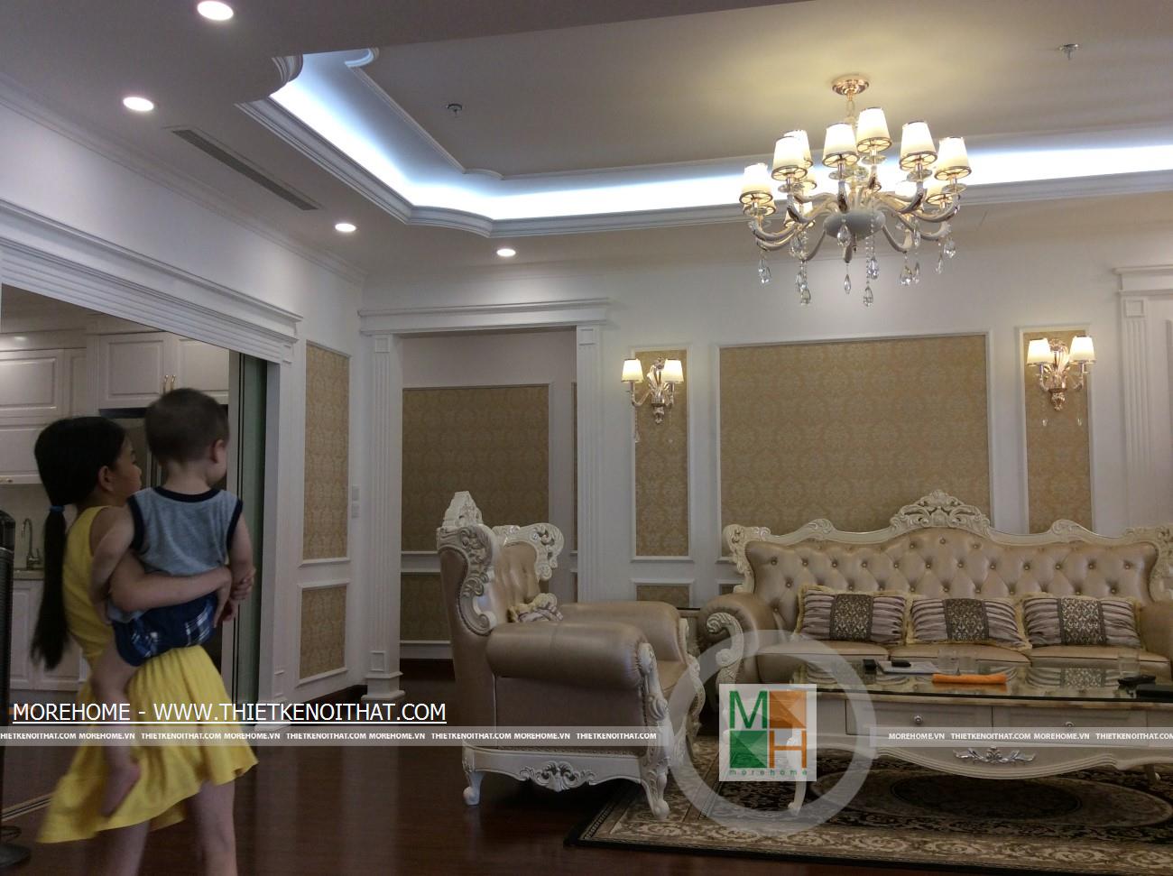 Thiết kế nội thất chung cư hiện đại sang trọng 3 phòng ngủ tại ParkHill